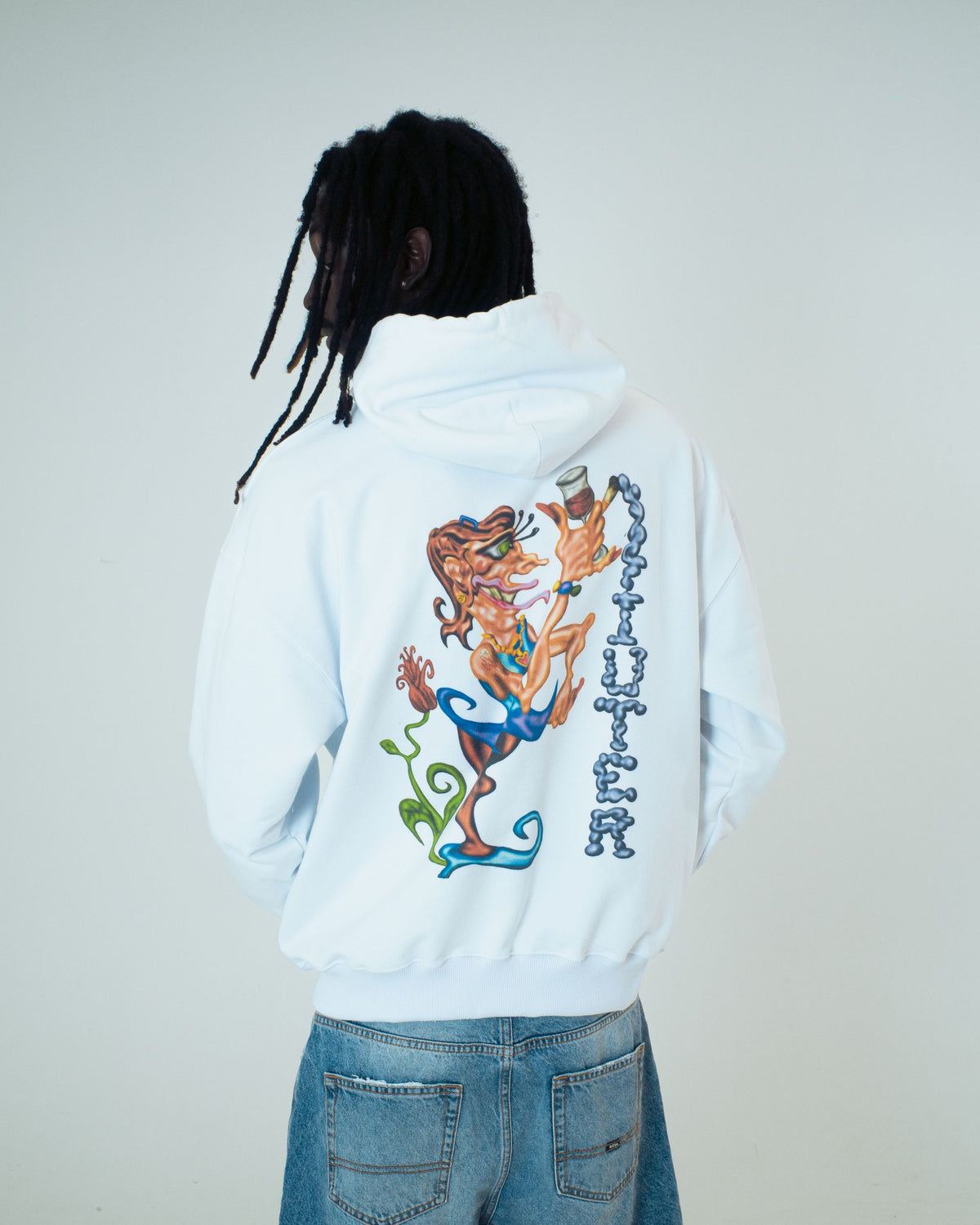 B.A.D HOODIE WHITE