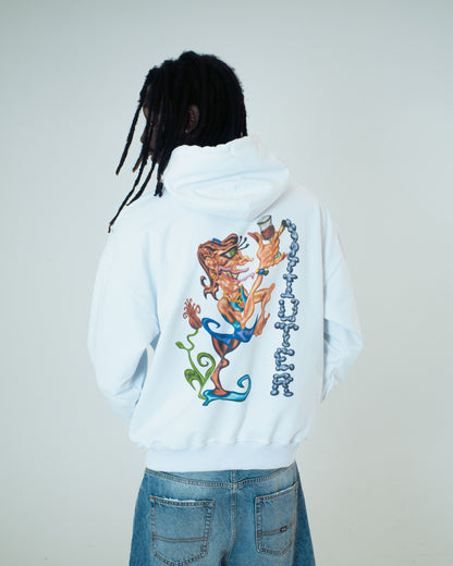B.A.D HOODIE WHITE