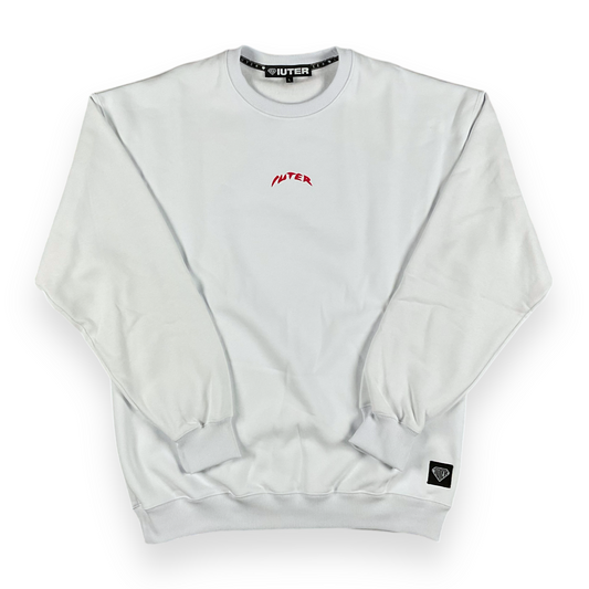 PRINTED CREWNECK LOOSE REDFORD WHITE