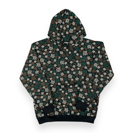 ALLOVER HOODIE LOOSE HORNSMULTICOLORI BLACK IUTER €40.0