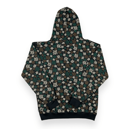 ALLOVER HOODIE LOOSE HORNSMULTICOLORI BLACK IUTER €40.0