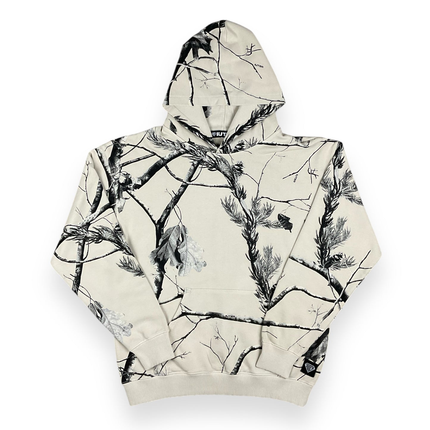 ALLOVER HOODIE REGULAR UNBRUSHED BRANCHES