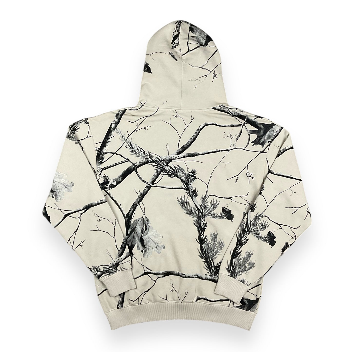 ALLOVER HOODIE REGULAR UNBRUSHED BRANCHES
