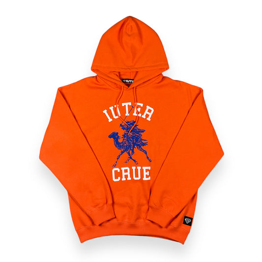PRINTED HOODIE REGULAR IULIFE ORANGE
