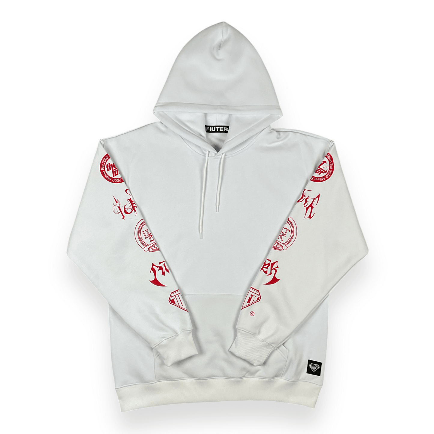 PRINTED HOODIE REGULAR NEWORDER WHITE IUTER €36.0