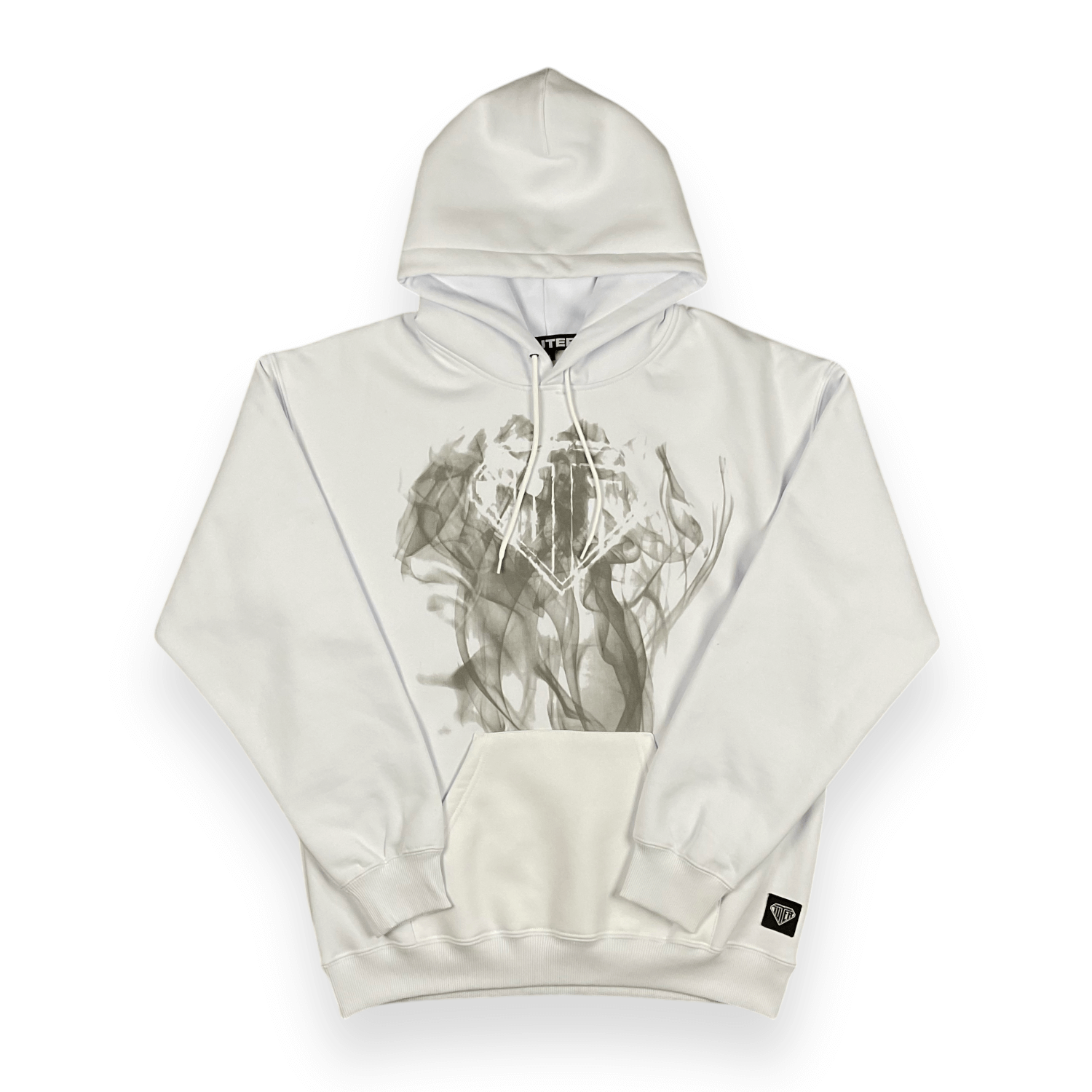 PRINTED HOODIE LOOSE SMOKING WHITE IUTER €36.0