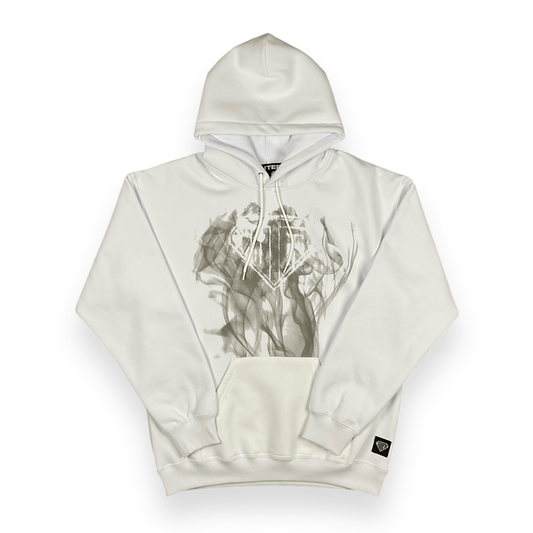 PRINTED HOODIE LOOSE SMOKING WHITE IUTER €36.0