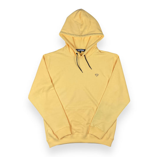 MINI LOGO HOODIE LOOSE UNBRUSHED CANARY