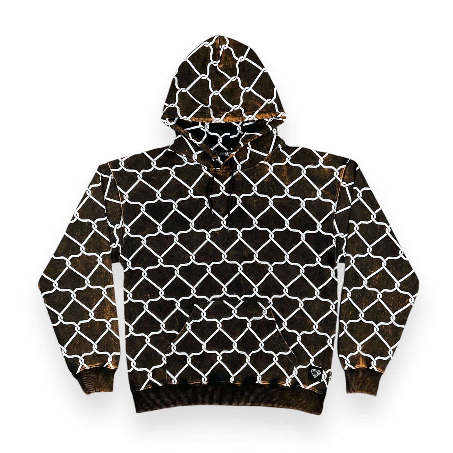 ALLOVER HOODIE LOOSE DYED NETMARBLE