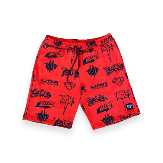 FREEDOM SWEATSHORTS HORNSBLACK RED IUTER €38.0