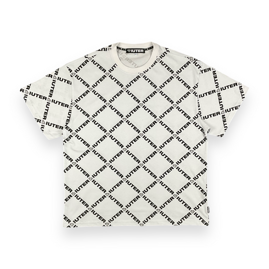 ALLOVER T-SHIRT LOOSE DIAMONDBLACK WHITE IUTER €18.0