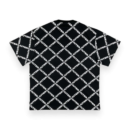 ALLOVER T-SHIRT LOOSE DIAMONDWHITE BLACK IUTER €18.0