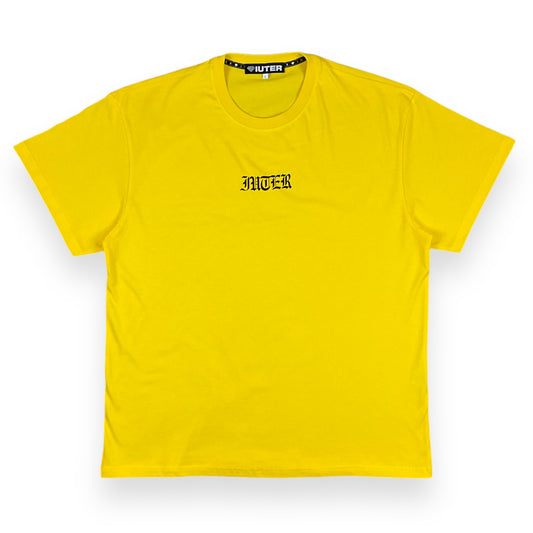 PRINTED REGULAR T-SHIRT GOTHIC YELLOW