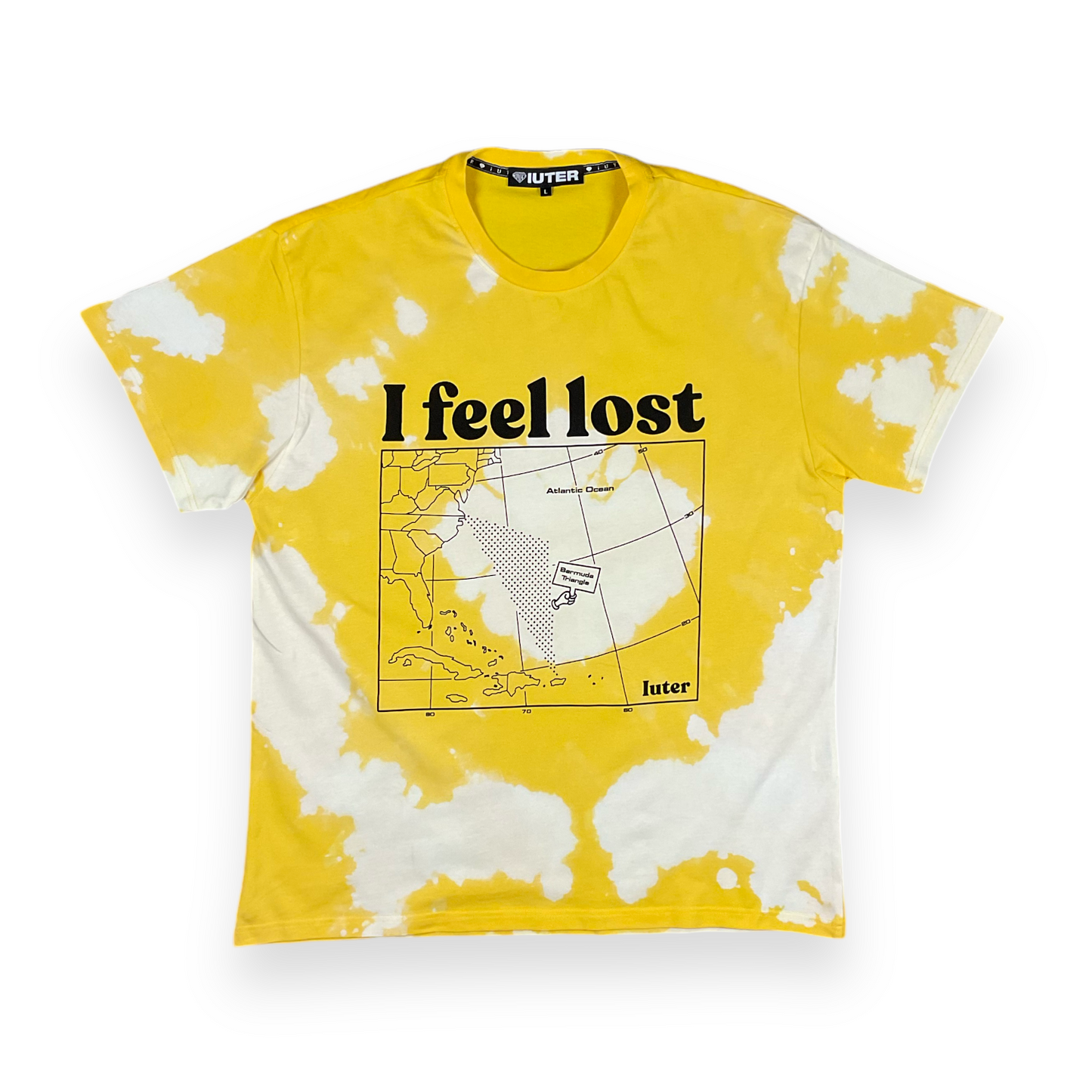 PRINTED T-SHIRT REGULAR LOST YELLOW IUTER €17.0