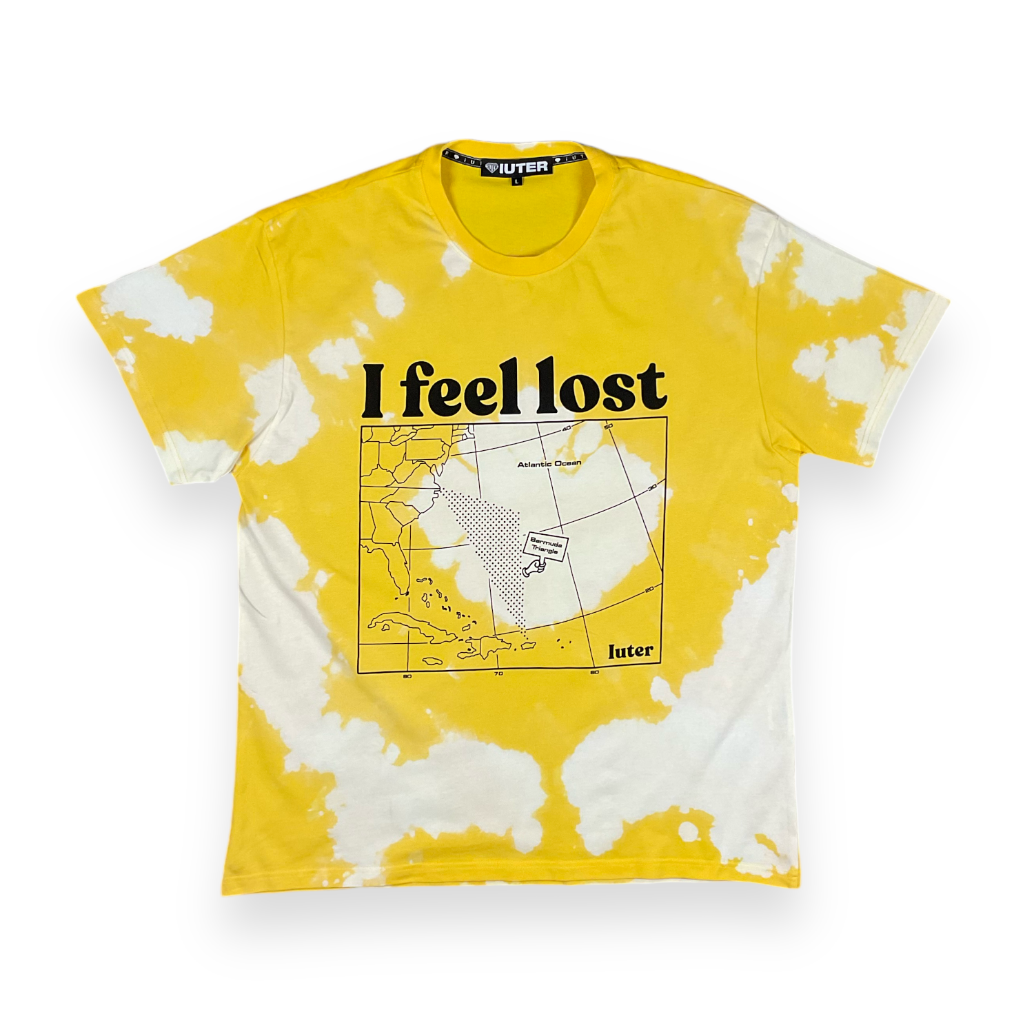 PRINTED T-SHIRT REGULAR LOST YELLOW IUTER €17.0