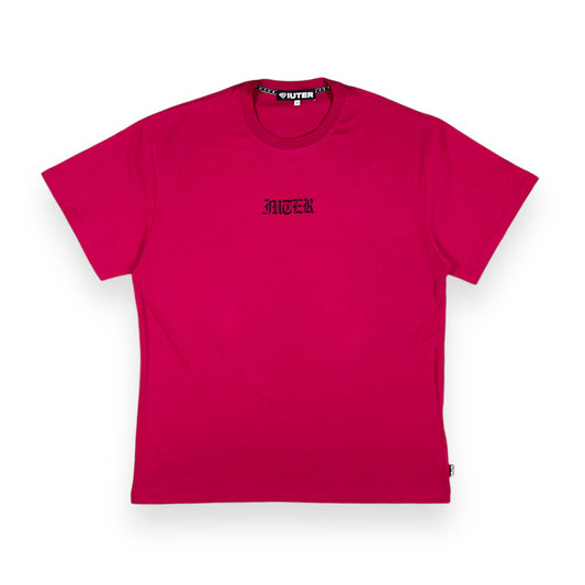 PRINTED REGULAR T-SHIRT NOONE DARK FUCHSIA