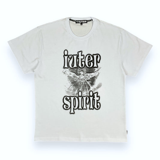 PRINTED T-SHIRT REGULAR SPIRIT WHITE