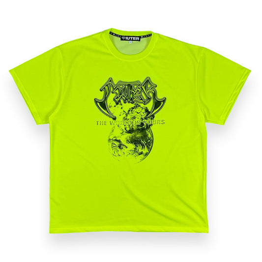 PRINTED T-SHIRT REGULAR STEEL YELLOWLUO