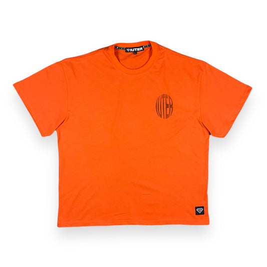 PRINTED T-SHIRT LOOSE LCD ORANGE