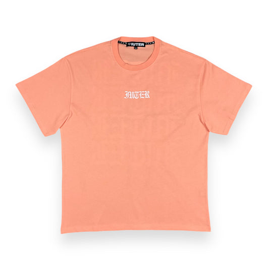 PRINTED T-SHIRT LOOSE NOONE PEACH