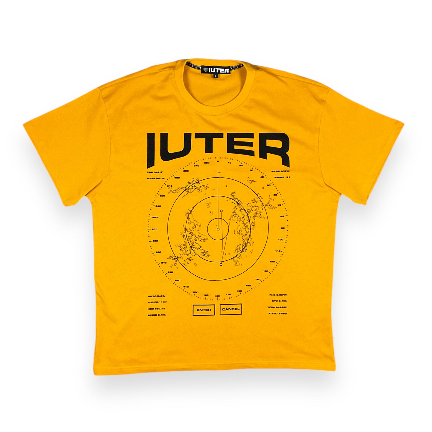 PRINTED T-SHIRT LOOSE RADAR DARKYELLOW