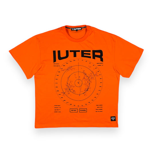 PRINTED T-SHIRT LOOSE RADAR ORANGE