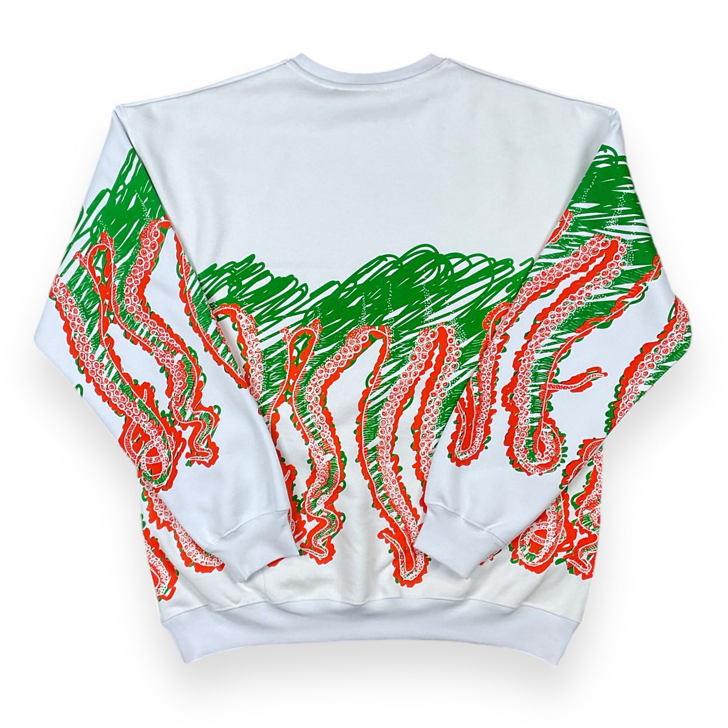 PRINTED CREWNECK LOOSE SKETCH WHITE