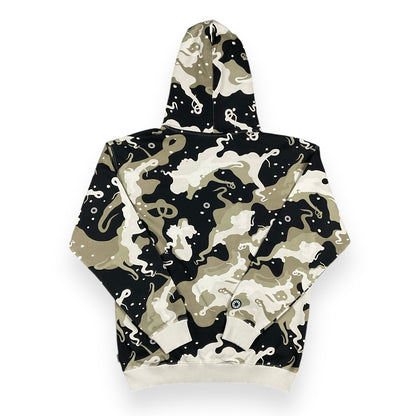 ALLOVER HOODIE REGULAR CAMOBLACK ICE