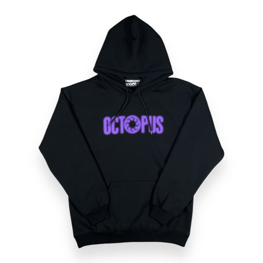 PRINTED HOODIE LOOSE OLOGO BLACK