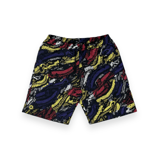 FREEDOM SWEATSHORTS LOOSE DECOMULTICOLOR BLACK OCTOPUS €38.0