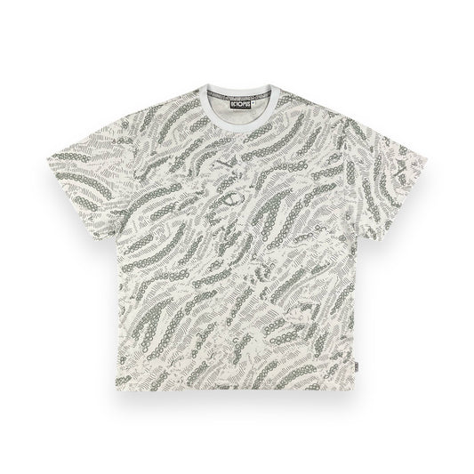ALLOVER T-SHIRT LOOSE DECOGREY WHITE