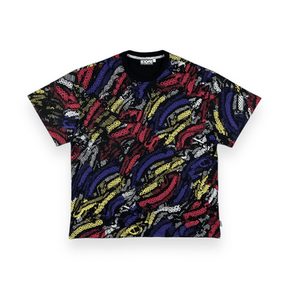 ALLOVER T-SHIRT LOOSE DECOMULTICOLOR BLACK OCTOPUS €18.0