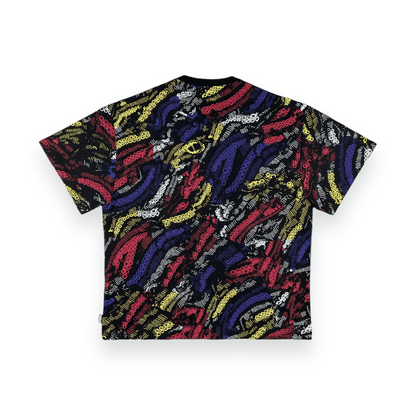 ALLOVER T-SHIRT LOOSE DECOMULTICOLOR BLACK OCTOPUS €18.0