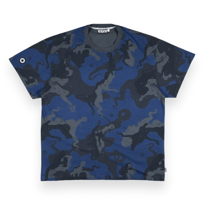 ALLOVER T-SHIRT REGULAR CAMOBLACK BLUE OCTOPUS €22.0