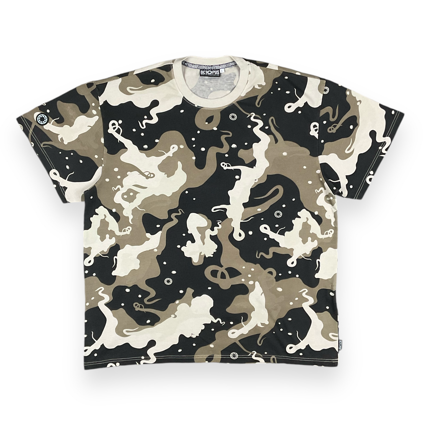 ALLOVER T-SHIRT REGULAR CAMOBLACK ICE OCTOPUS €22.0