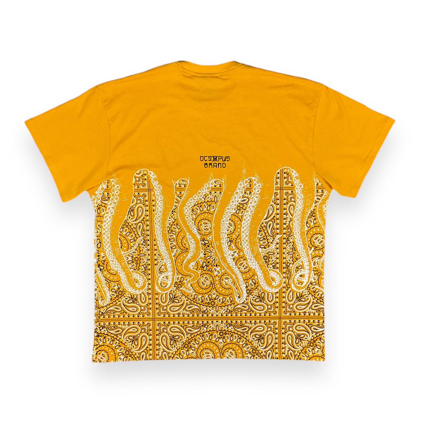 PRINTED REGULAR T-SHIRT BANDANA DARKYELLOW
