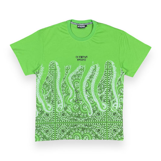 PRINTED REGULAR T-SHIRT BANDANA LIGHTGREEN