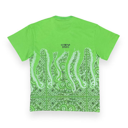 PRINTED REGULAR T-SHIRT BANDANA LIGHTGREEN