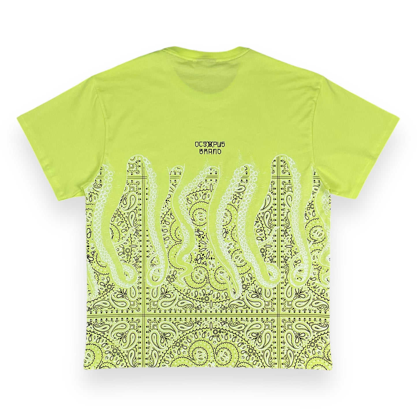 PRINTED REGULAR T-SHIRT BANDANA LIME