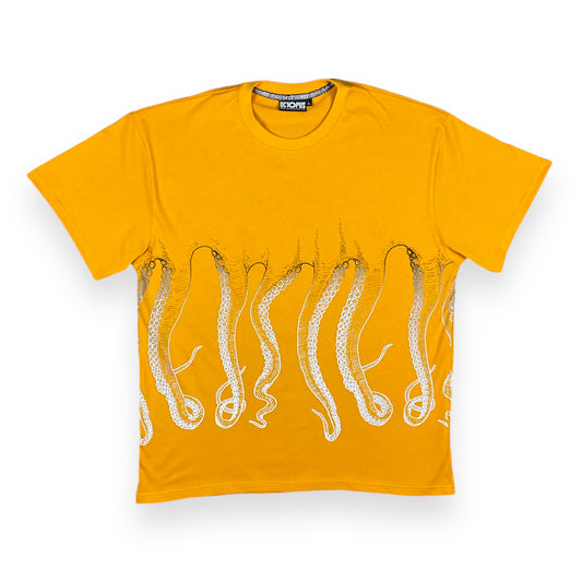 PRINTED REGULAR T-SHIRT GRADIENT DARKYELLOW