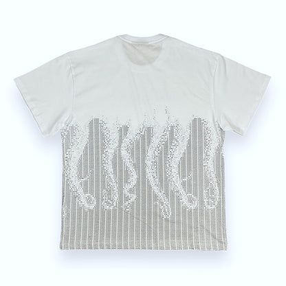 PRINTED T-SHIRT REGULAR MATRIX WHITE