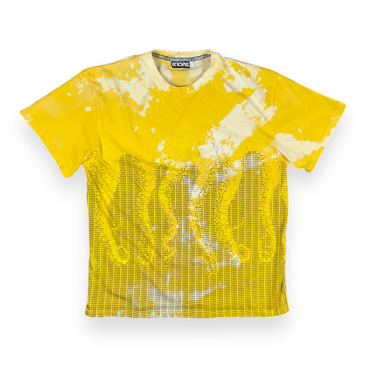 PRINTED REGULAR T-SHIRT MATRIX YELLOW