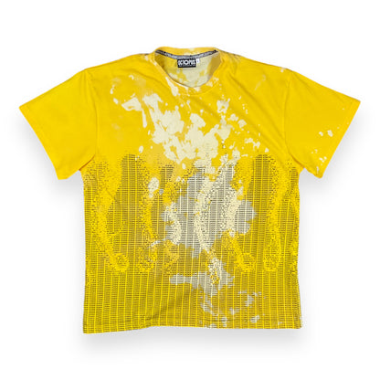 PRINTED REGULAR T-SHIRT MATRIX YELLOW