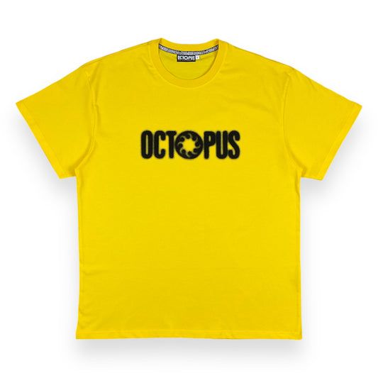 PRINTED REGULAR T-SHIRT OLOGO DARK YELLO