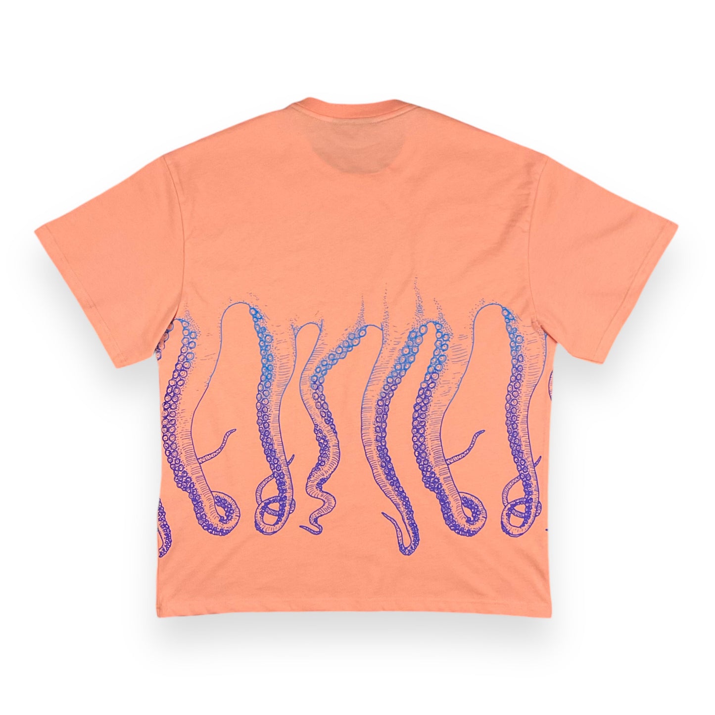 PRINTED T-SHIRT LOOSE GRADIENT PEACH