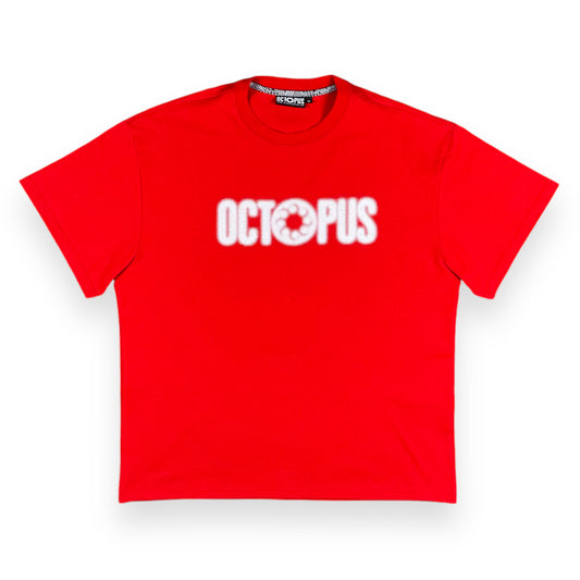 PRINTED T-SHIRT LOOSE OLOGO RED IUTER €17.0