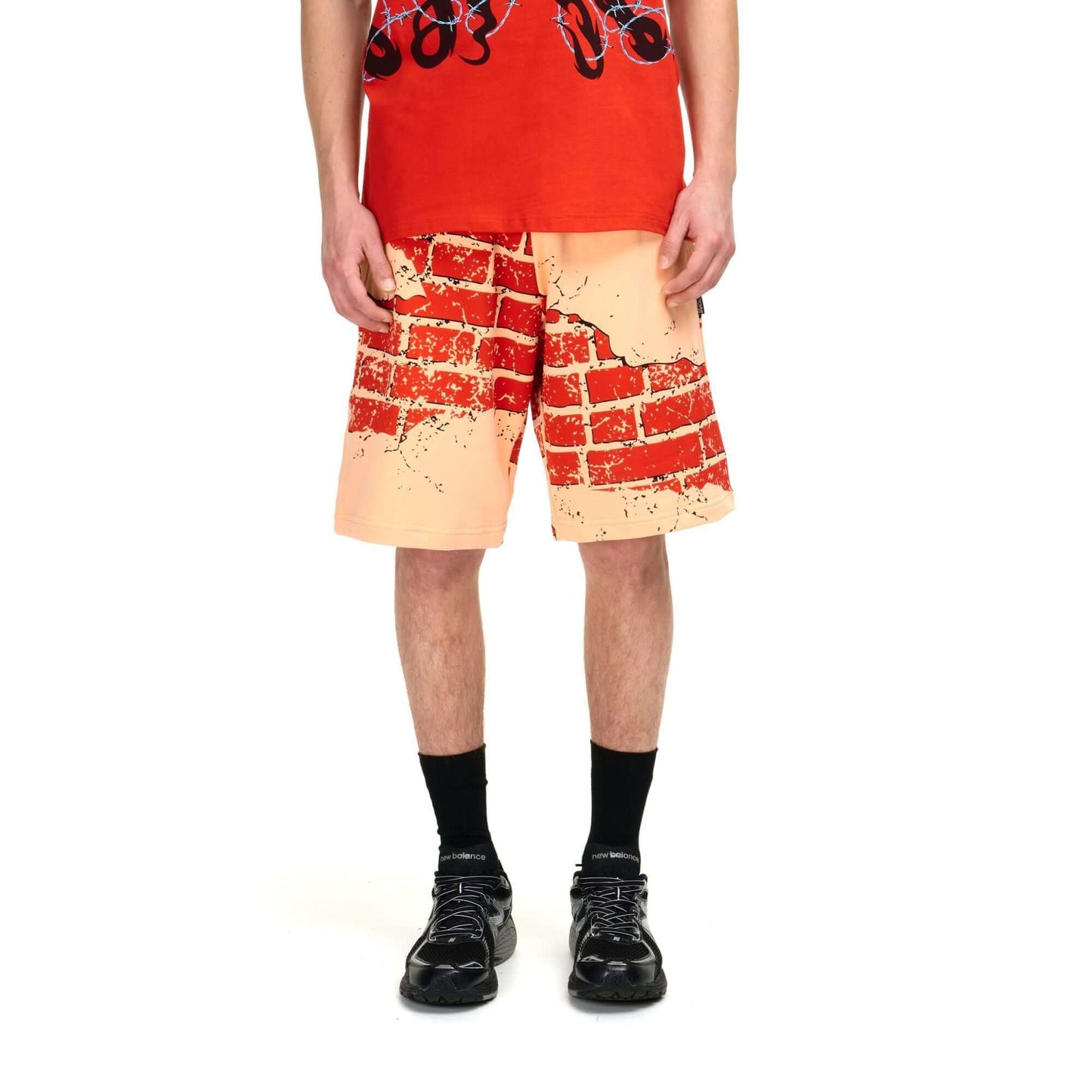 BRICKS SWEATSHORTS PEACH OCTOPUS €36.0