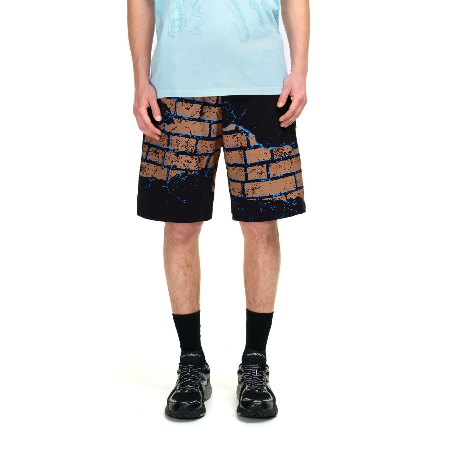 BRICKS SWEATSHORTS BLACK OCTOPUS €36.0